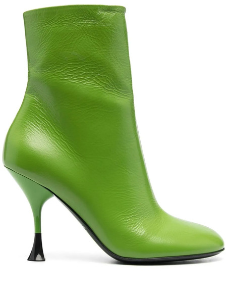  3juin Ankle-length Side-zip 100mm Boots - Green 