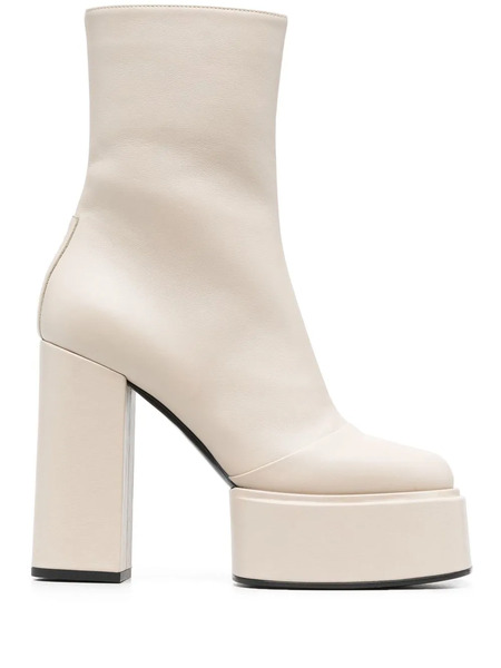  3juin Platform Ankle Boots - Neutrals 
