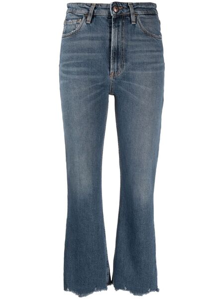  3x1 High-rise Bootcut Jeans - Blue 