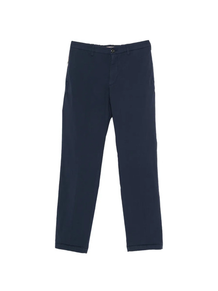  40 Weft Button-fastening Trousers - Blue 