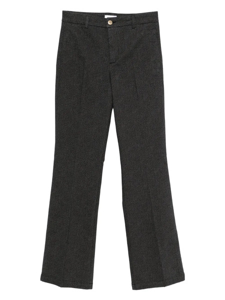  40 Weft Chevron-patterned Pants - Grey 