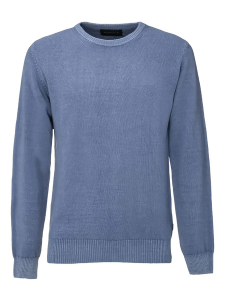  40weft Ribbed Sweater - Blue 