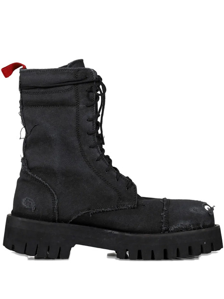  424 Distressed-effect Boots - Black 