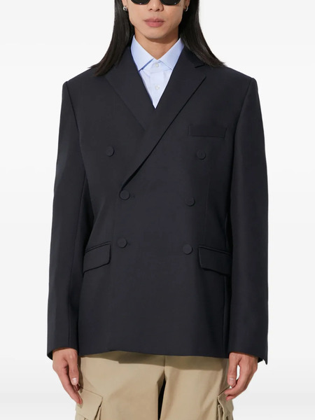  424 Double-breasted Wool Jacket - Blue 