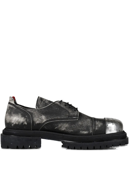  424 Leather Derby Shoes - Black 