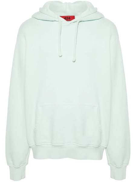  424 Logo-embroidered Hoodie - Green 