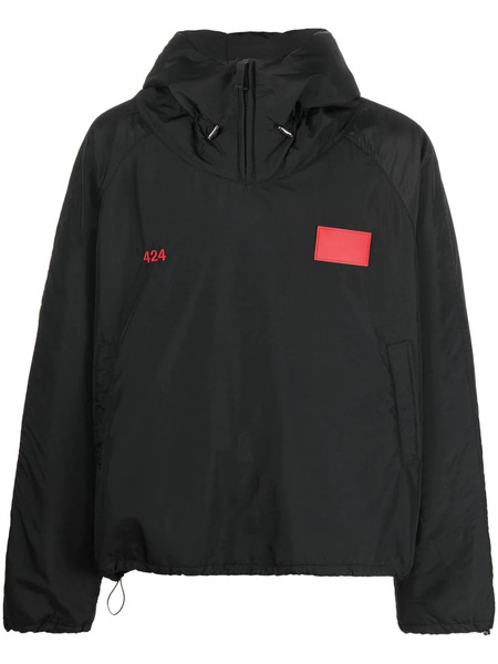  424 Logo-patch Jacket - Black 