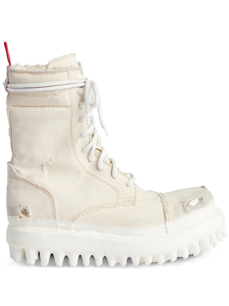  424 Miner white Boots 
