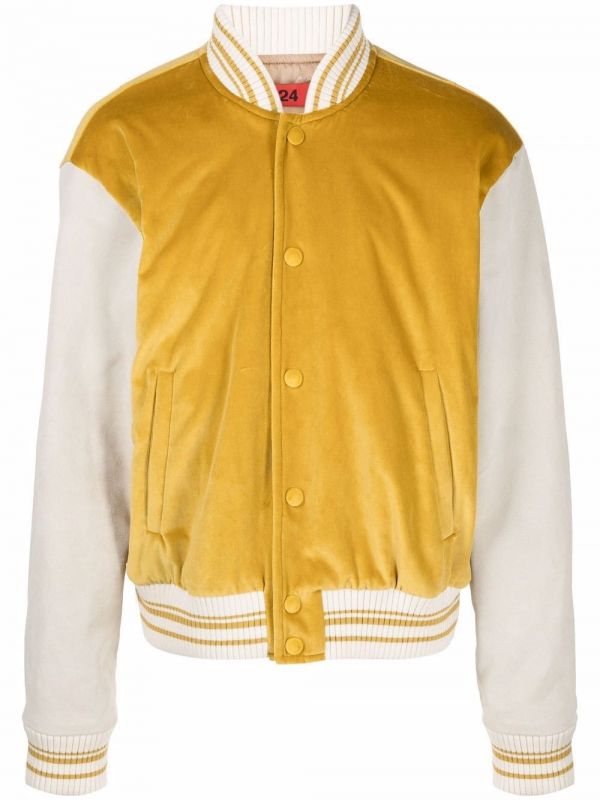  424 Two-tone Bomber Jacket - Yellow 