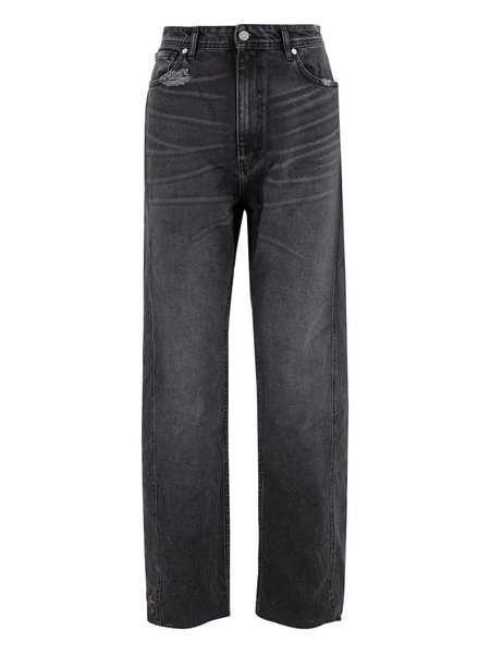  44 Label Group Distressed Trousers - Black 