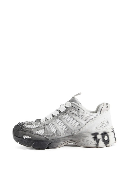  44 Label Group Dragger Distressed Sneakers - Grey 