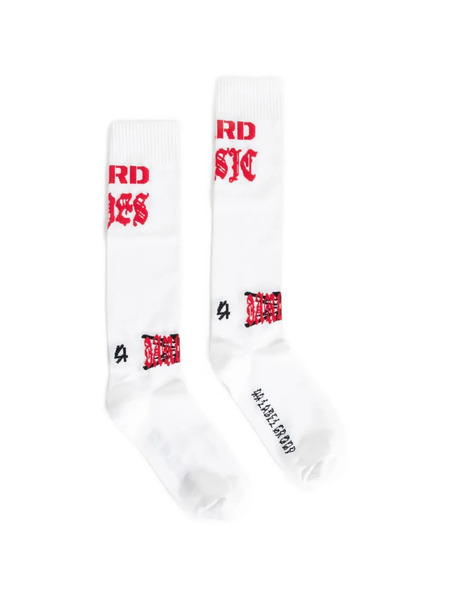  44 Label Group Graphic-print Socks - White 