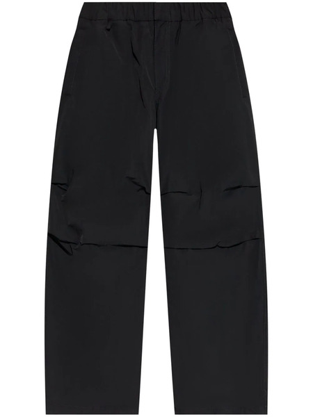  44 Label Group Id Drawstring Straight-leg Trousers - Black 
