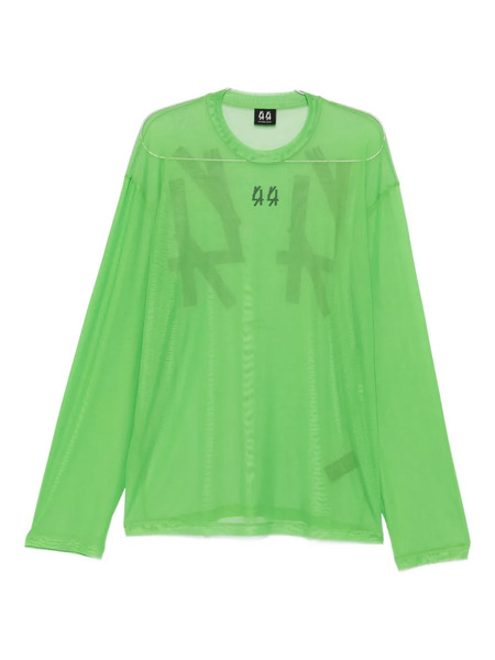  44 Label Group Logo-print Mesh Sweatshirt - Green 