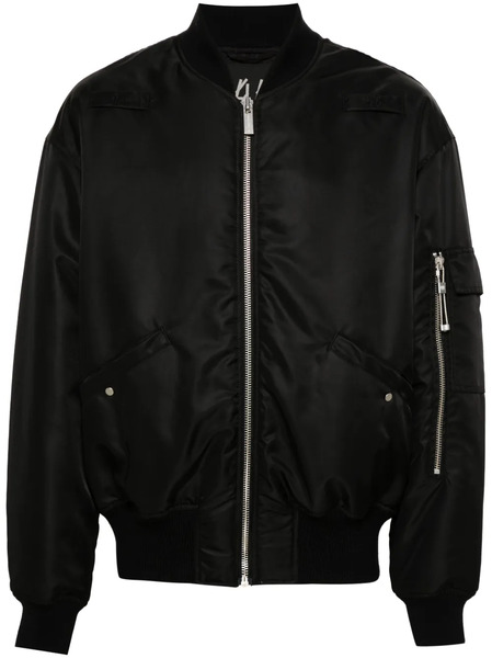  44 Label Group Profiler Bomber Jacket - Black 