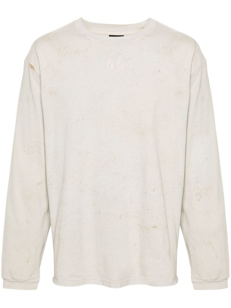  44 Label Group Trip Cotton Sweatshirt - Grey 
