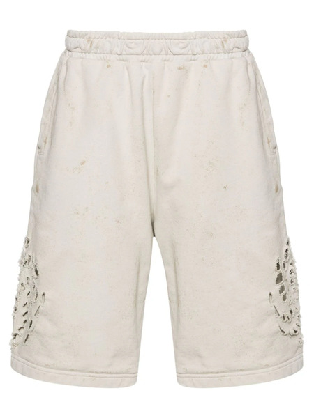  44 Label Group Trip Distressed Shorts - Grey 