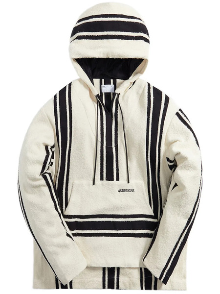  4sdesigns Zip Jerga Hoodie - White 