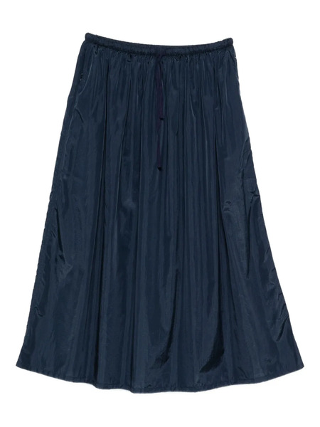  6397 Drawstring Midi Skirt - Blue 