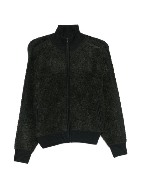  6397 Zip Shoulder Panel Sweater - Green 