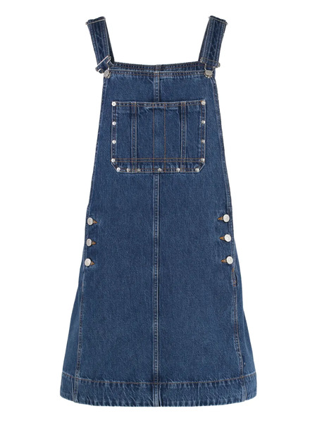  7 For All Mankind Adjustable-strap Denim Dress - Blue 