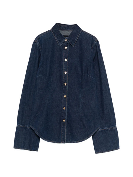  7 For All Mankind Button Shirt - Blue 