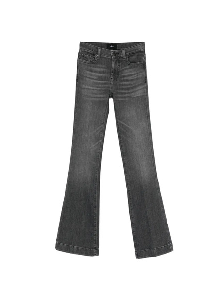  7 For All Mankind Dojo Flared Jeans - Grey 