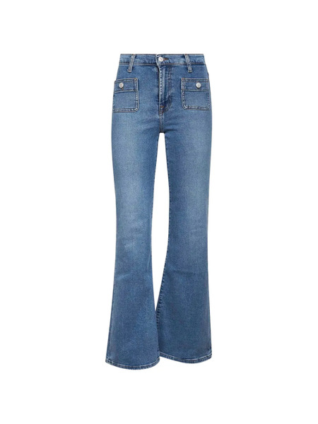  7 For All Mankind Front-pocket Flared Jeans - Blue 