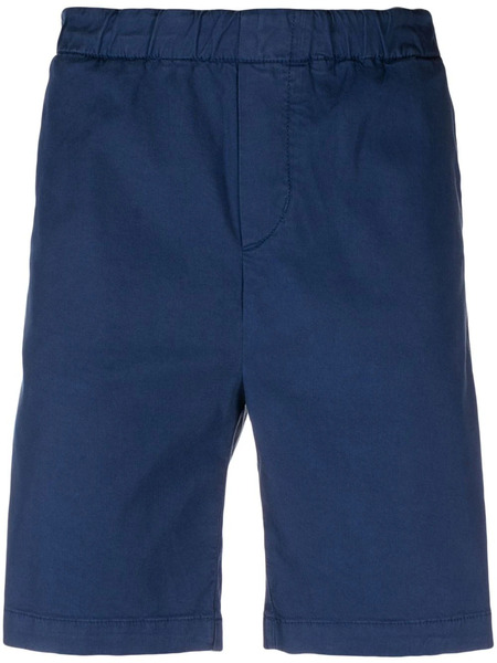  7 For All Mankind Logo-patch Bermuda Shorts - Blue 