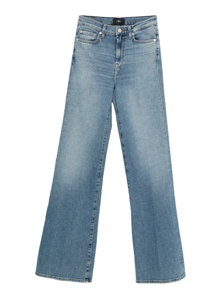  7 For All Mankind Modern Dojo Five-pocket Jeans - Blue 