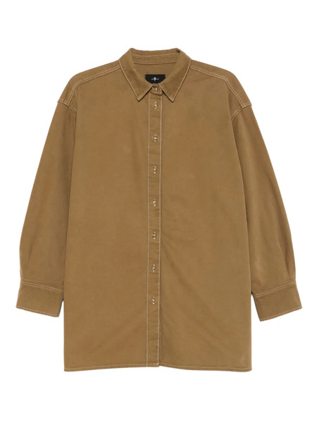  7 For All Mankind Nina Button-fastening Shirt - Neutrals 