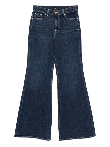  7 For All Mankind Retro Flared Jeans - Blue 