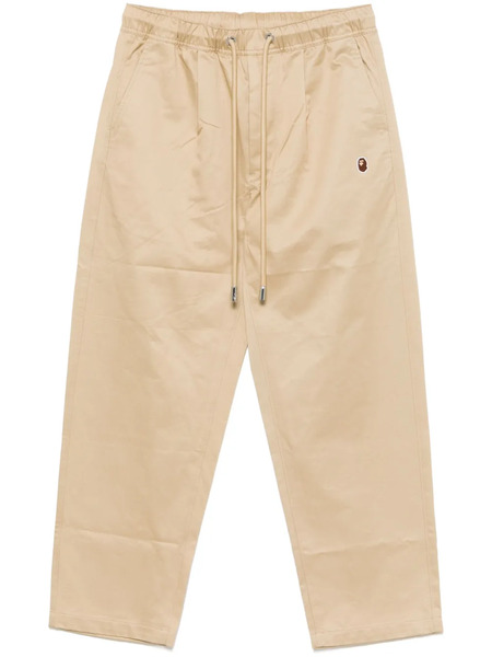  A Bathing Ape® Ape-head One-point Trousers - Neutrals 