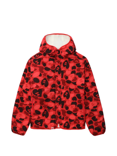  A Bathing Ape® Apee Hooded Camouflage Jacket - Red 