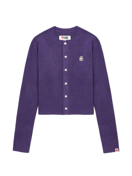  A Bathing Ape® Baby Doppy Buttoned Sweater - Purple 