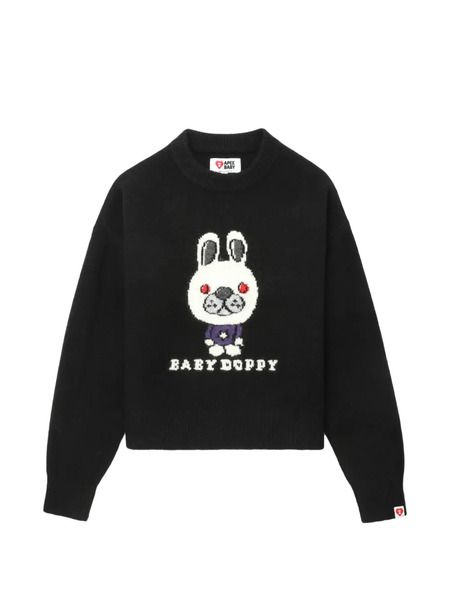  A Bathing Ape® Bunny Graphic Sweater - Black 