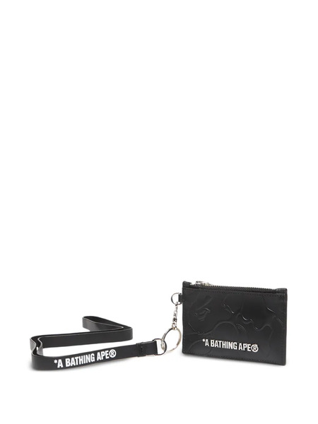  A Bathing Ape® Camo-pattern Zip Cardholder - Black 