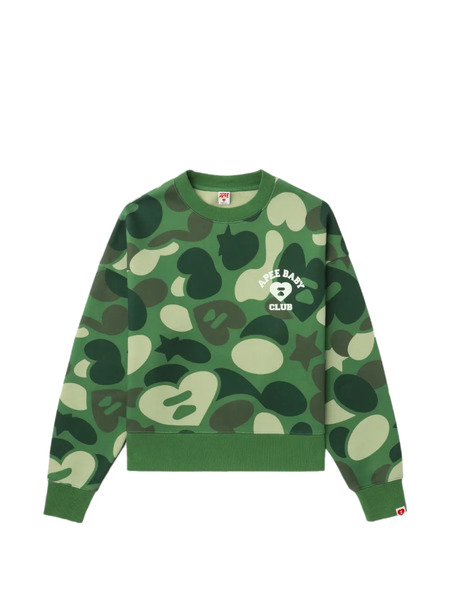  A Bathing Ape® Camouflage Logo Top - Green 