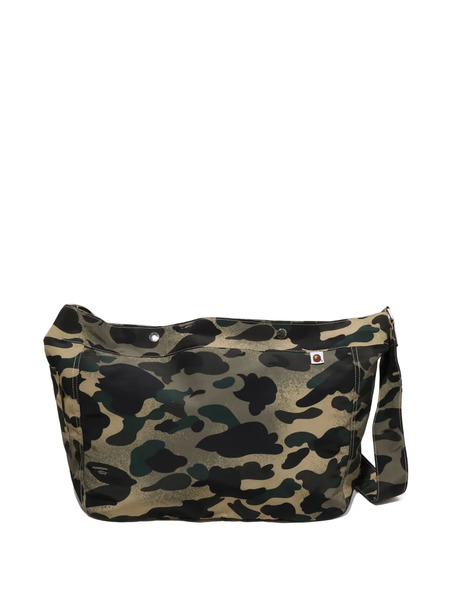  A Bathing Ape® Camouflage-pattern Messenger Bag - Green 