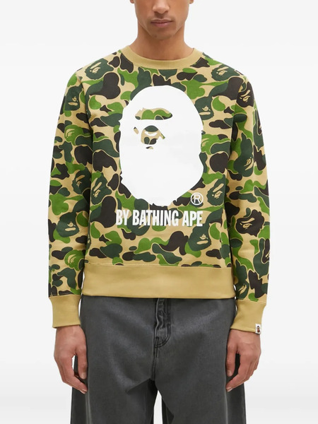  A Bathing Ape® Camouflage-print Sweatshirt - Green 