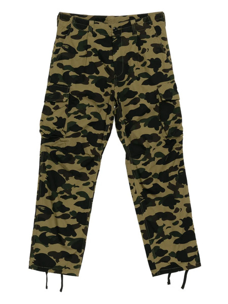  A Bathing Ape® Camouflage-print Trousers - Green 
