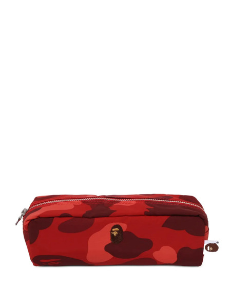  A Bathing Ape® Camouflage Zip Messenger Bag - Red 