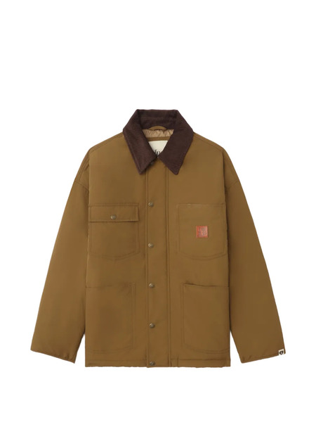  A Bathing Ape® Corduroy-collar Utility Jacket - Brown 