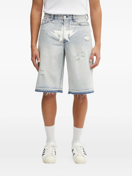  A Bathing Ape® Destroyed Sta Shorts - Blue 