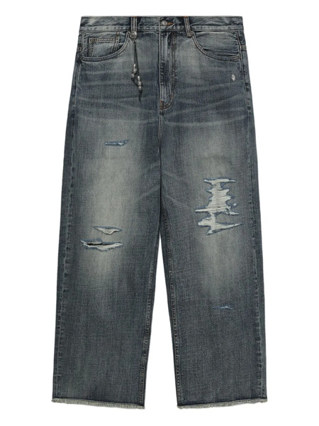  A Bathing Ape® Distressed Loose-fit Jeans - Blue 