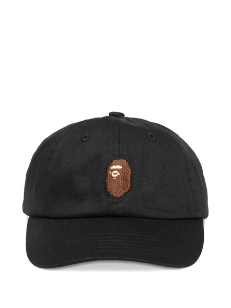  A Bathing Ape® Embroidered-logo Baseball Cap - Black 