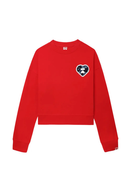  A Bathing Ape® Heart-motif Sweater - Red 