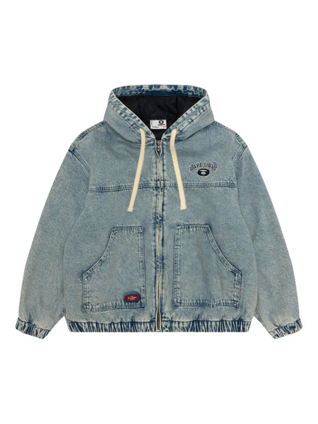  A Bathing Ape® Hooded Denim Jacket - Blue 