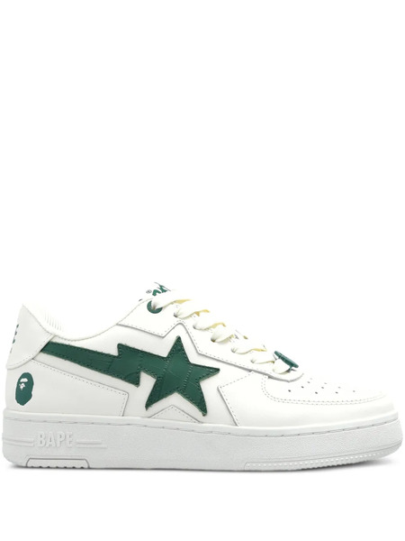  A Bathing Ape® Leather Sneakers - White 