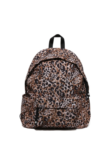  A Bathing Ape® Leopard-print Backpack - Brown 